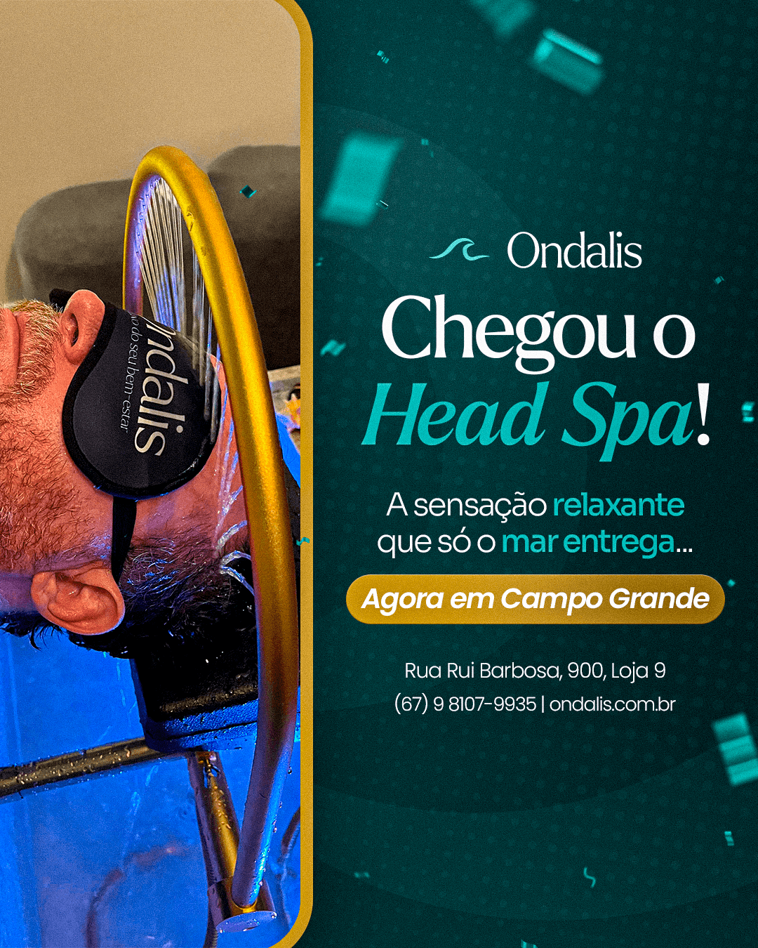 Massagem Relaxante com Head SPA em Campo Grande MS